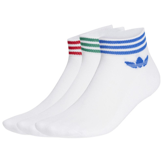 Adidas Κάλτσες Island Club Trefoil Ankle Socks 3 Pairs